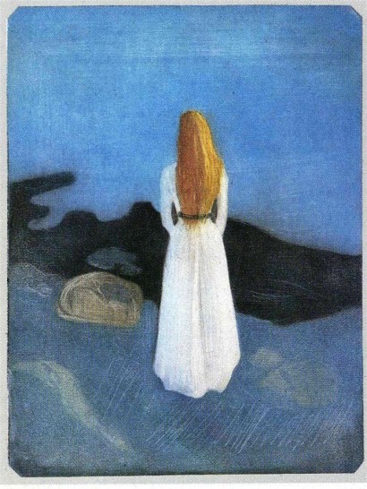 Edvar Munch - Girl at the Beach 1896
